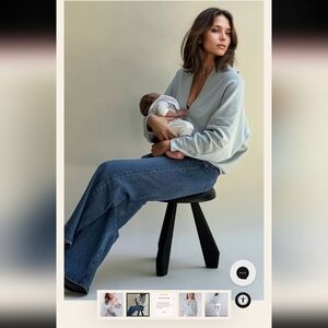 Simple Wishes Aspen Fleece Nursing Pullover